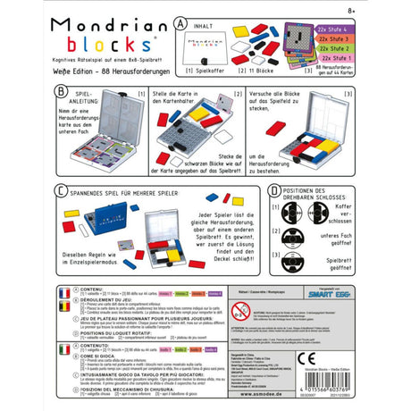 Mondrian Blocks: Weiße Edition