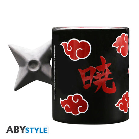 Naruto Shippuden Tasse 3D Handle Shuriken Akatsuki