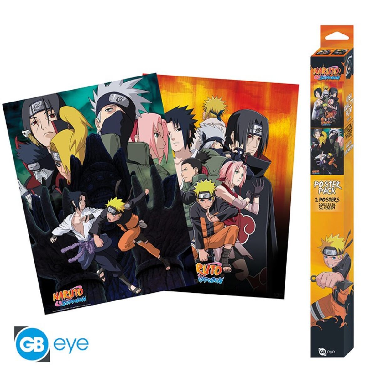 Naruto Shippuden Set 2 Posters