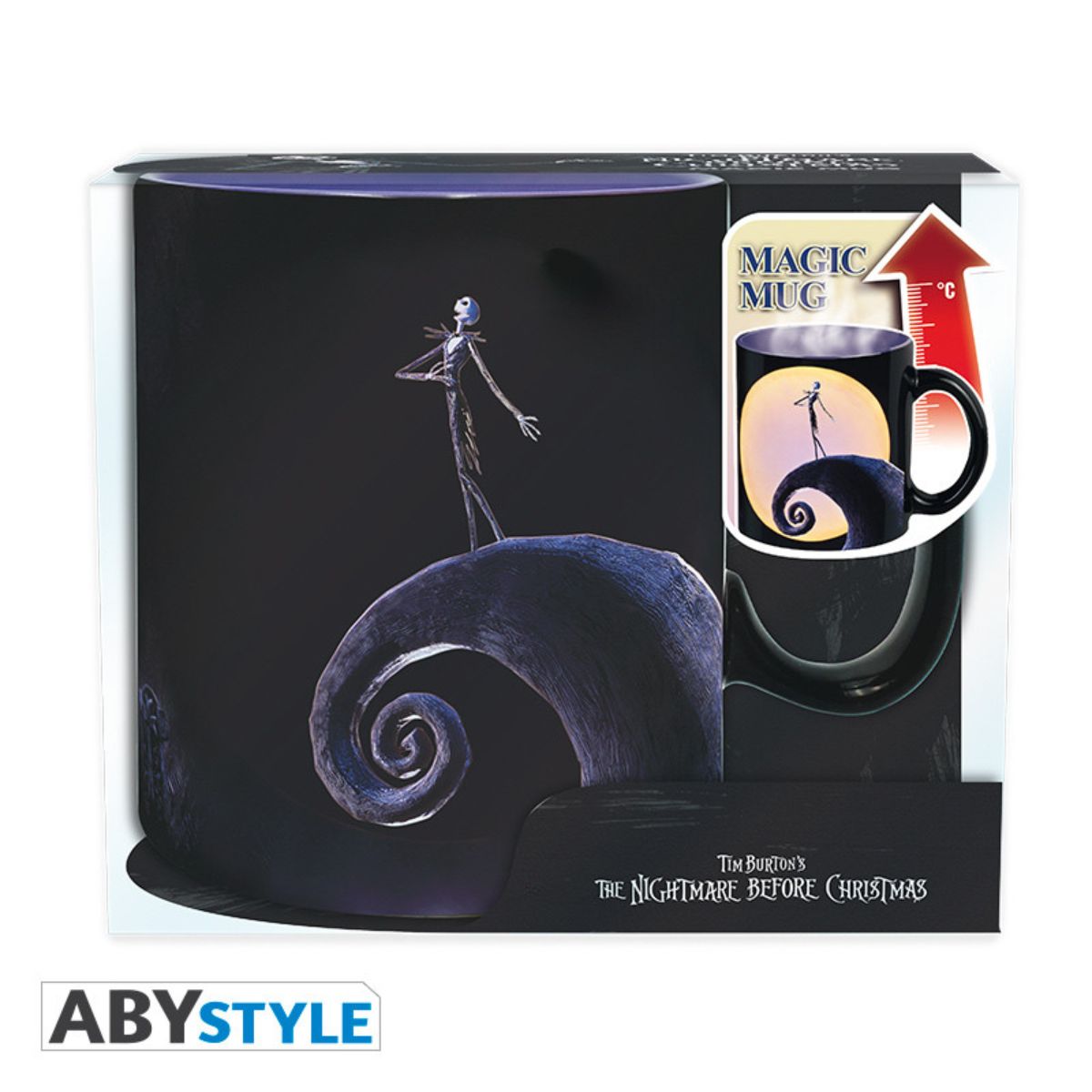 Nightmare Before Xmas Mug Heat Change 460 ml Jack & Moon