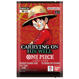 One Piece Card Game Carrying in His Will Booster OP13 Englisch