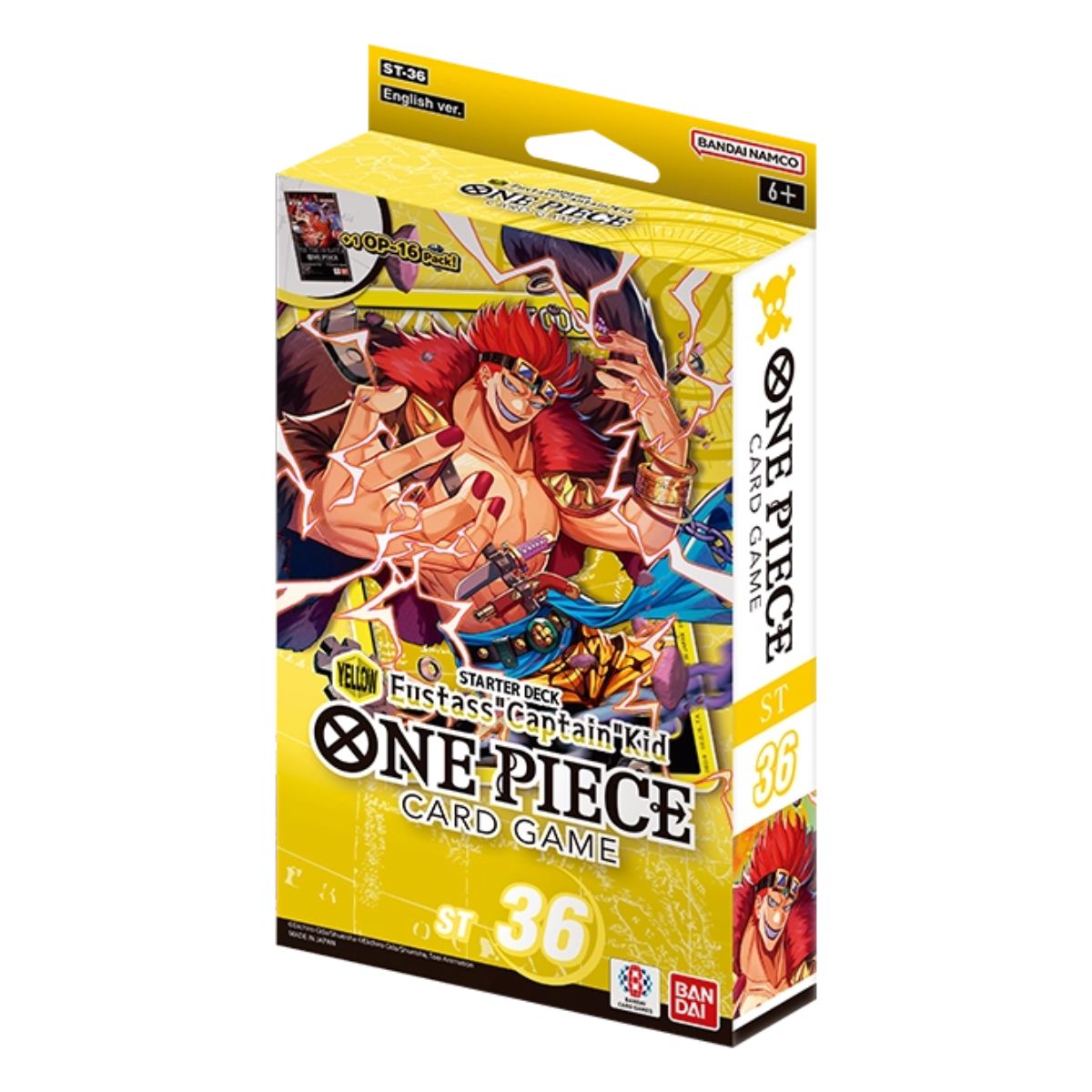 One Piece ST36 YELLOW Eustass"Captain"Kid Deck Englisch