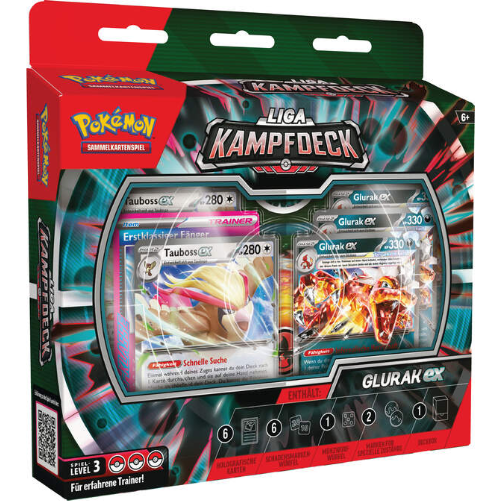 Pokémon Glurak Liga-Kampfdeck Deutsch
