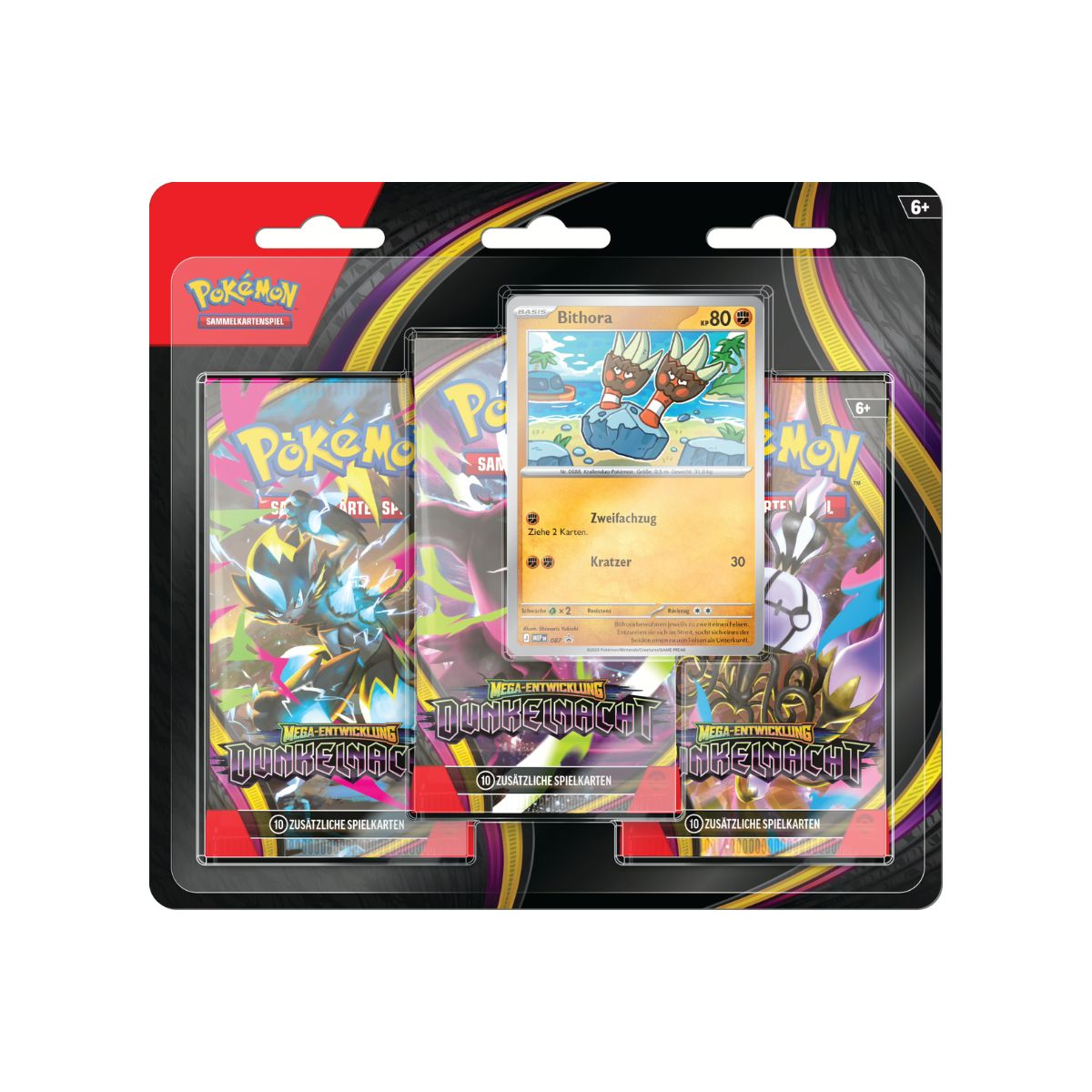 Pokémon Mega-Entwicklungen Dunkelnacht 3 Pack Blister