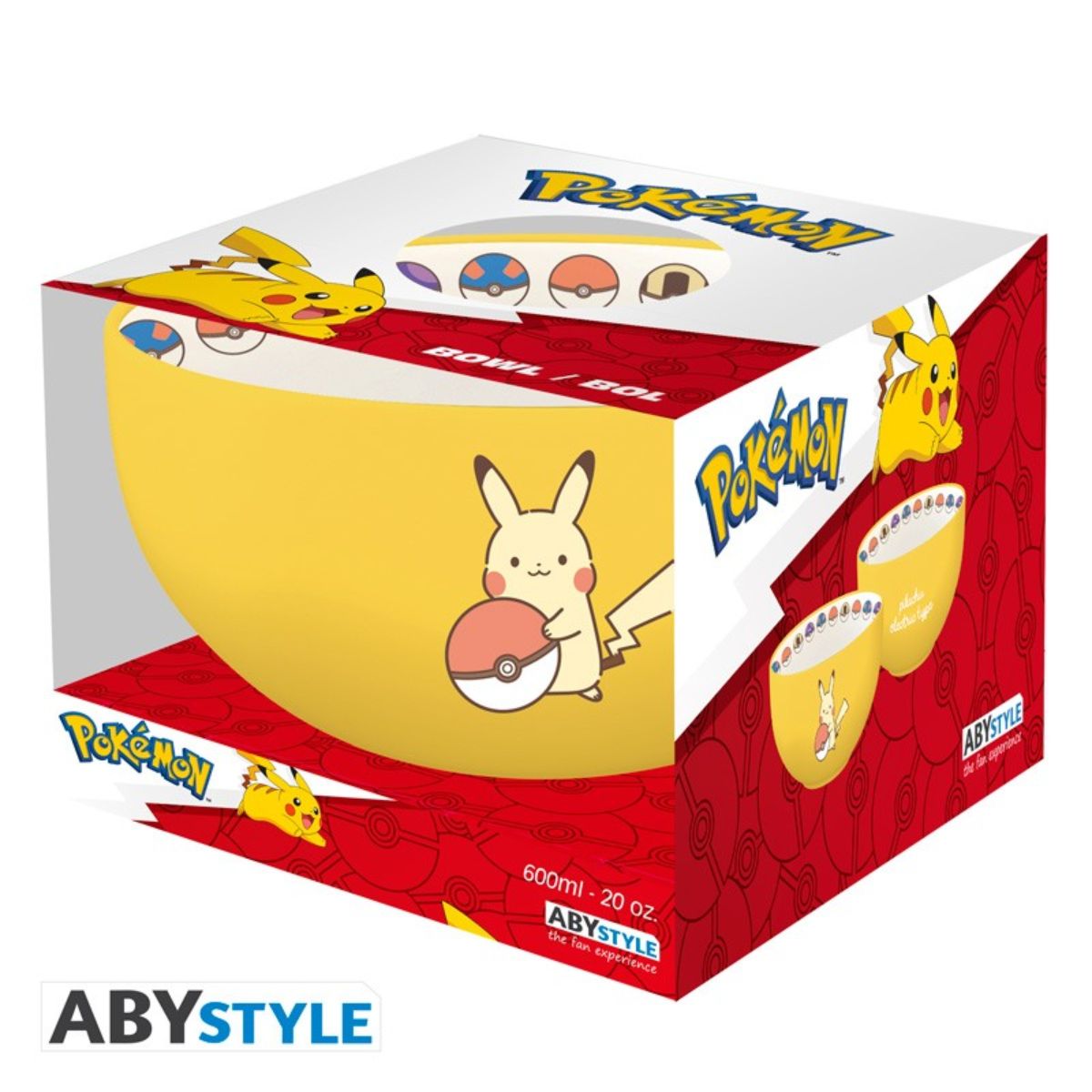 Pokemon Bowl 600 ml Pikachu Electric Type