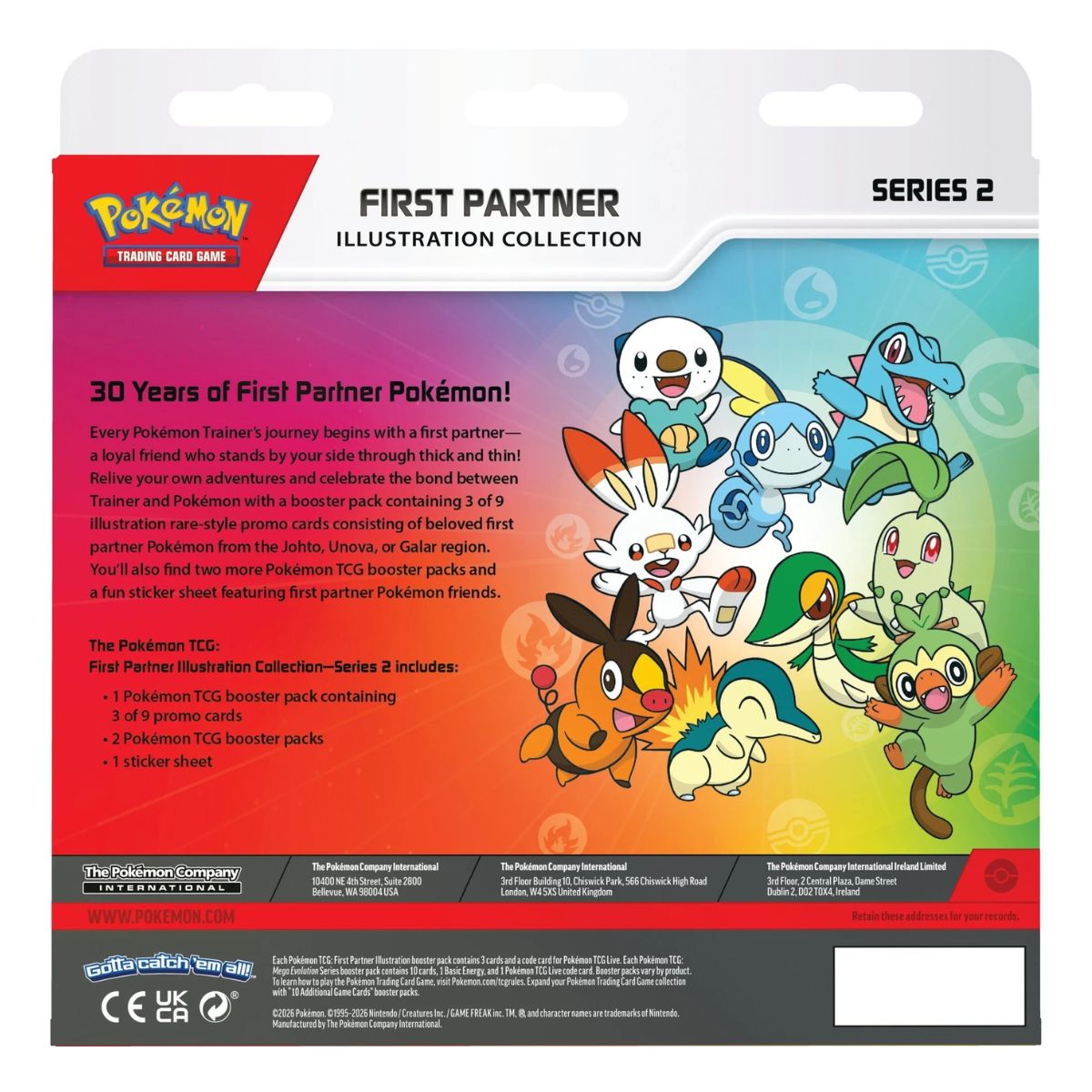 Pokémon First Partner Illustration Collection Series 2 Englisch