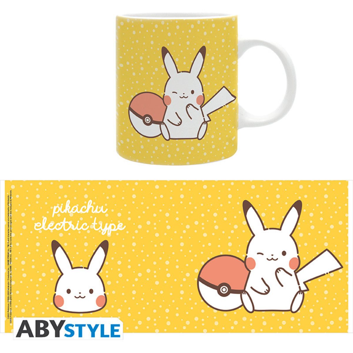 Pokemon Mug 320 ml Pikachu Electric Type Subli