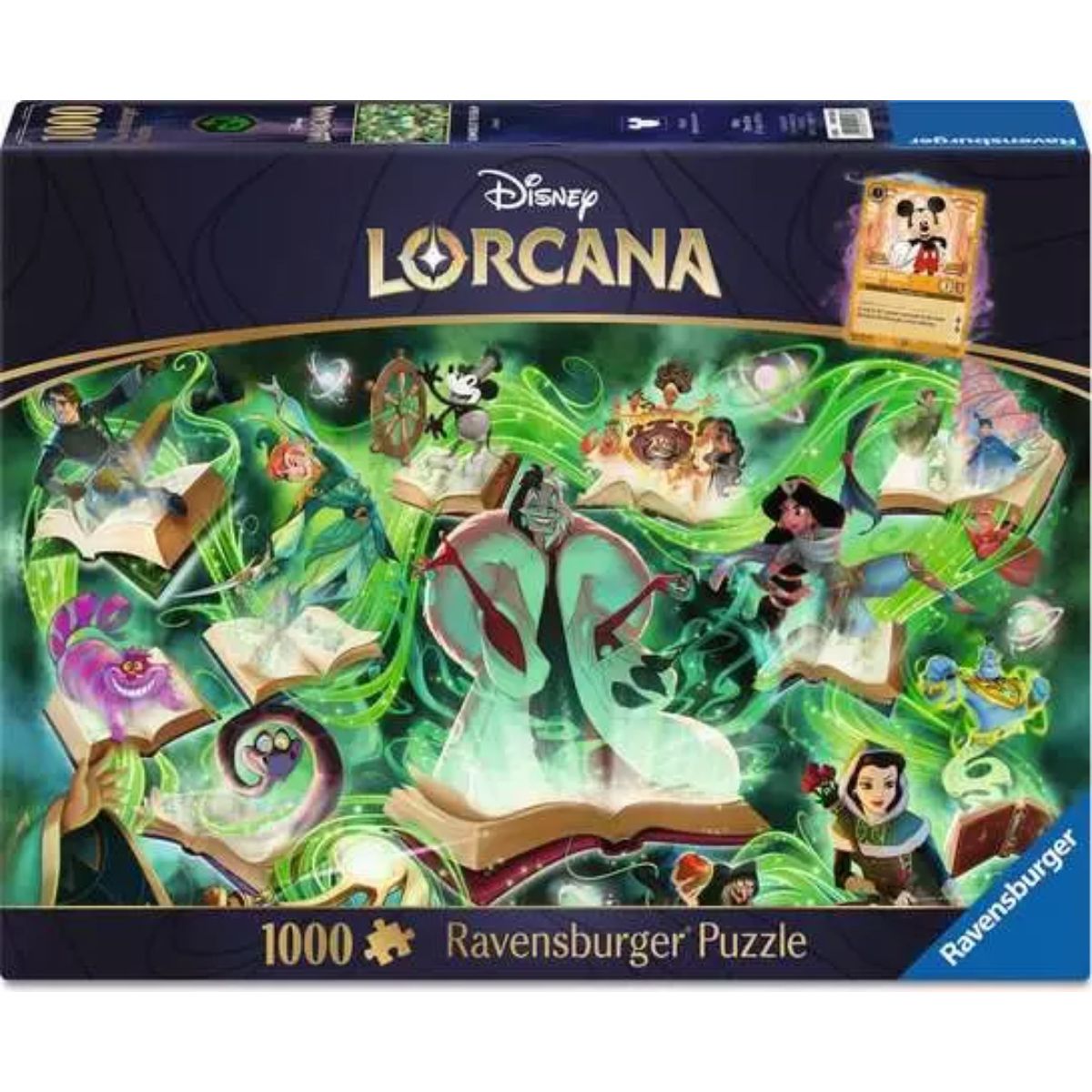 Disney Lorcana Glimmers of the Realm: Emerald Puzzle (1000 Teile)