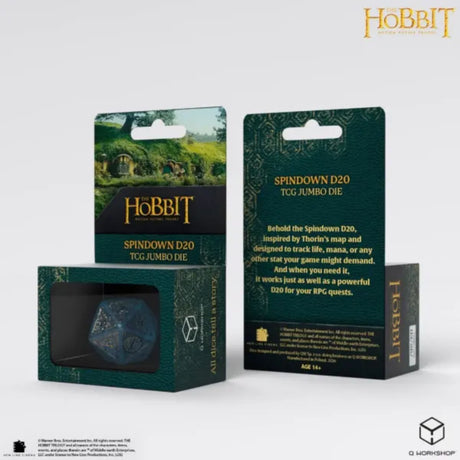 Q-Workshop Aether TCG Jumbo Die The Hobbit Spindown D20