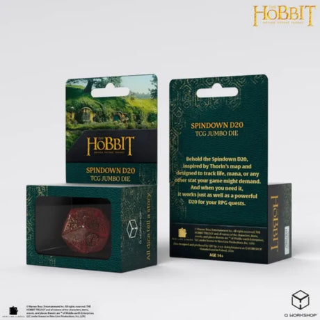 Q-Workshop Ember TCG Jumbo Die The Hobbit Spindown D20