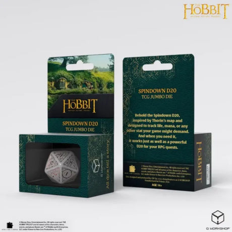 Q-Workshop Radiant TCG Jumbo Die The Hobbit Spindown D20
