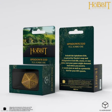 Q-Workshop Solaris TCG Jumbo Die The Hobbit Spindown D20