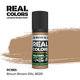 AK Interactive REAL COLORS Braun-Brown Ral 8020 17 ml.