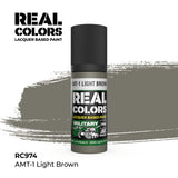 AK Interactive REAL COLORS Amt-1 Light Brown 17 ml.