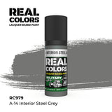 AK Interactive REAL COLORS A-14 Interior Steel Grey 17 ml.