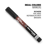 AK Interactive REAL COLORS MARKERS Ral 8012 Rotbraun-Red Brown