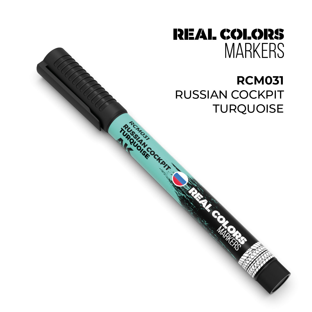 AK Interactive REAL COLORS MARKERS Russian Cockpit Torquoise