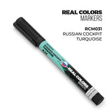 AK Interactive REAL COLORS MARKERS Russian Cockpit Torquoise