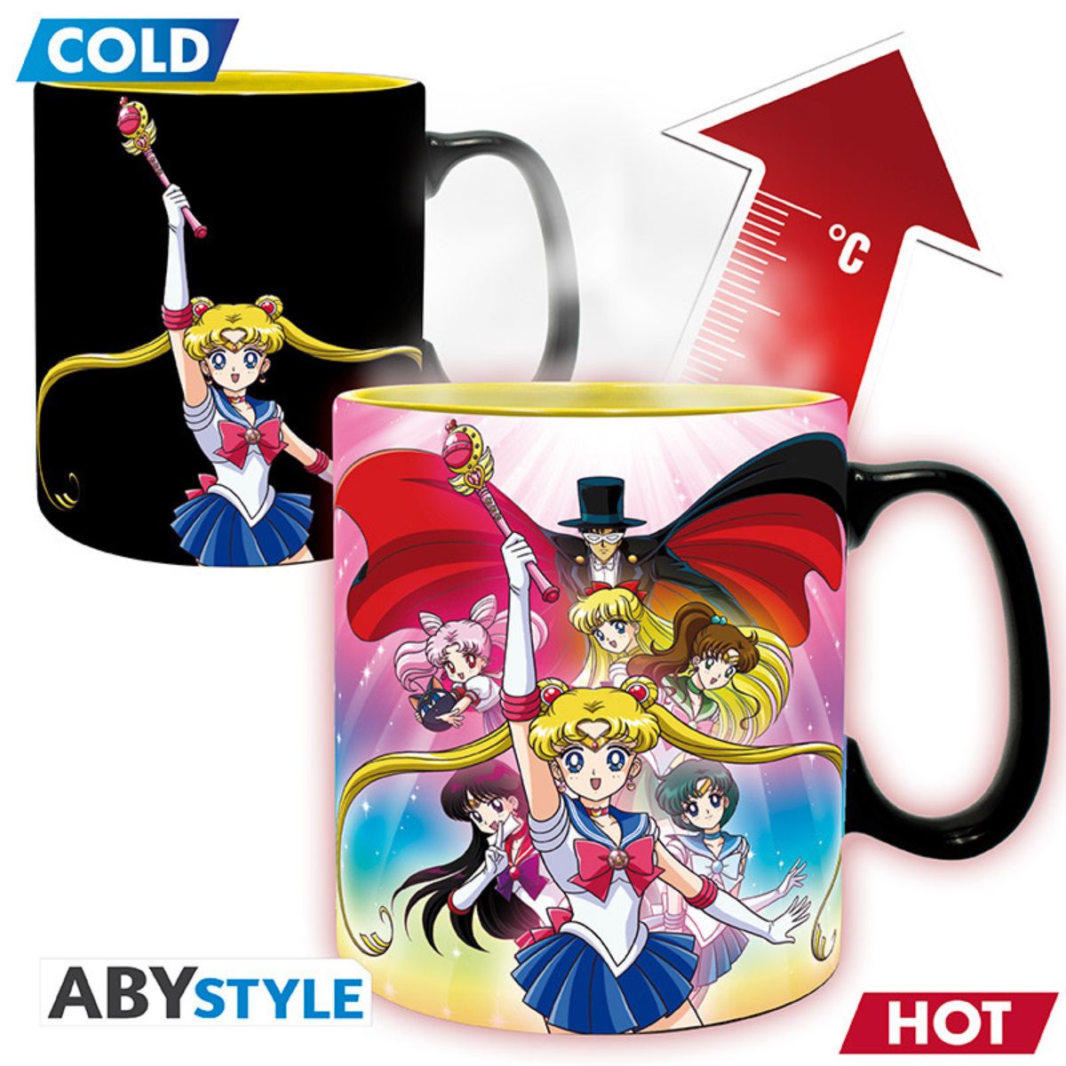 Sailor Moon Tasse Heat Change 460 ml Group