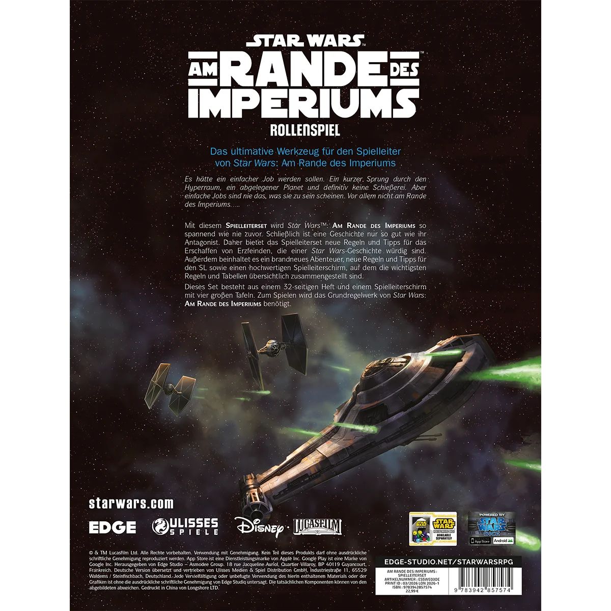 Star Wars Am Rande des Imperiums Rollenspiel - Spielleiterset