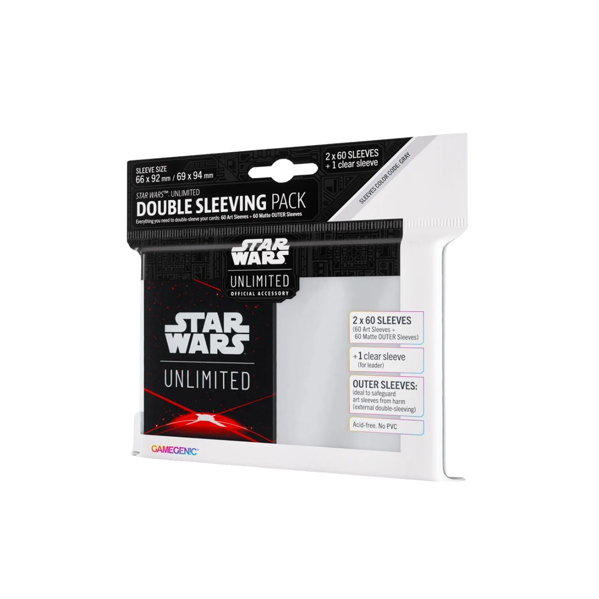 Star Wars Unlimited Art Sleeves Double Sleeving Pack - Space Red (Einzelartikel)