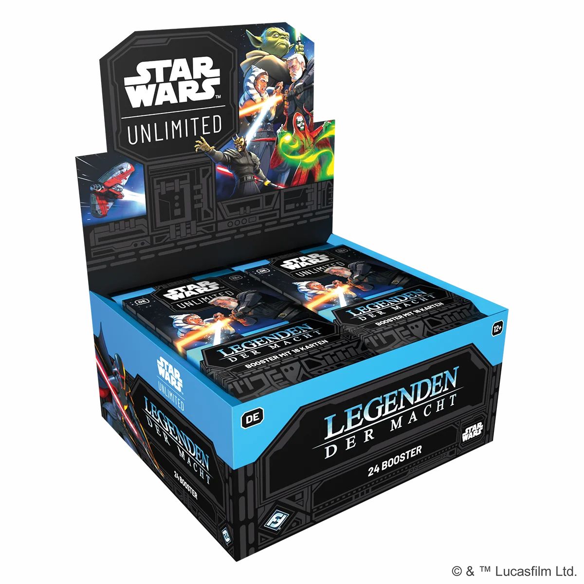 Star Wars: Unlimited Legends of the Force Display (24 Booster) Englisch