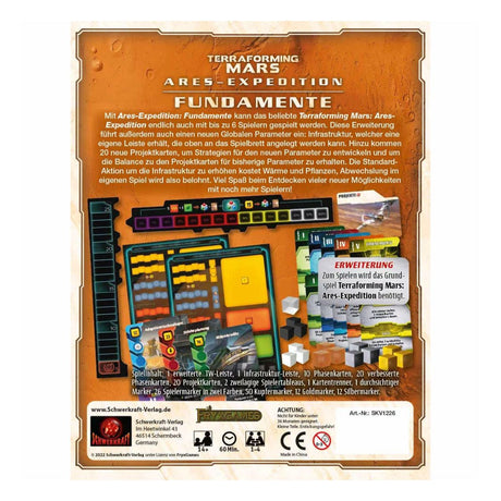 Terraforming Mars Arex-Expedition: Fundamente