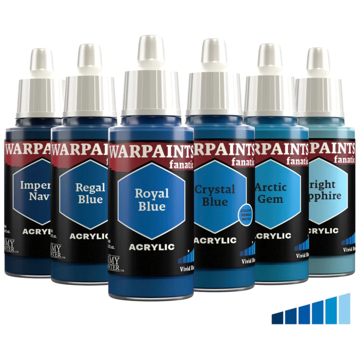 The Army Painter Warpaints Fanatic Vivid Blues Bundle