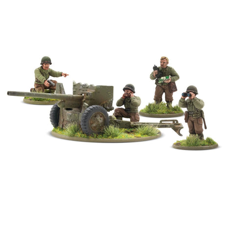 US Army 57mm Anti-Tank Gun Plastik