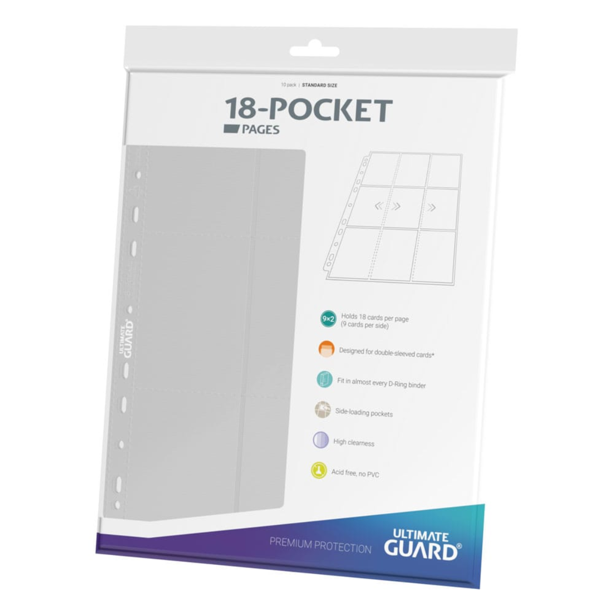 Ultimate Guard 18-Pocket Pages Side-Loading