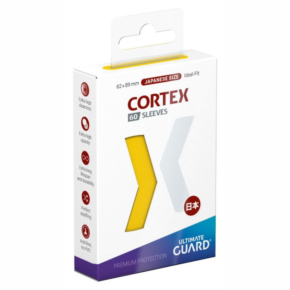 Ultimate Guard Cortex Sleeves Japanische Größe Gelb (60)