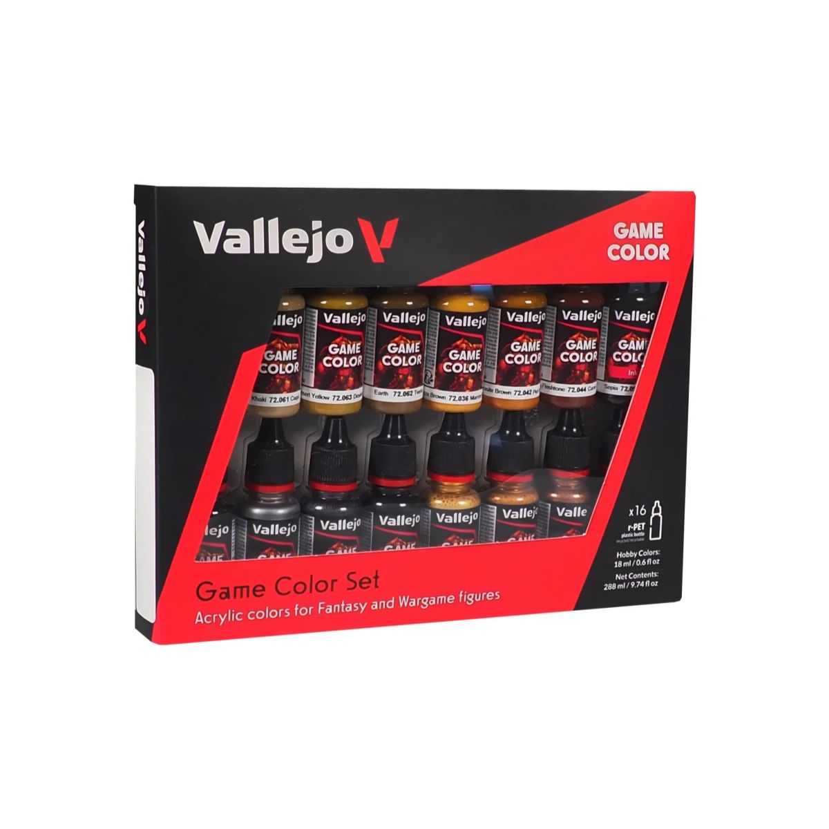 Vallejo Game Color Leather & Metal Set (16 x 18ml)