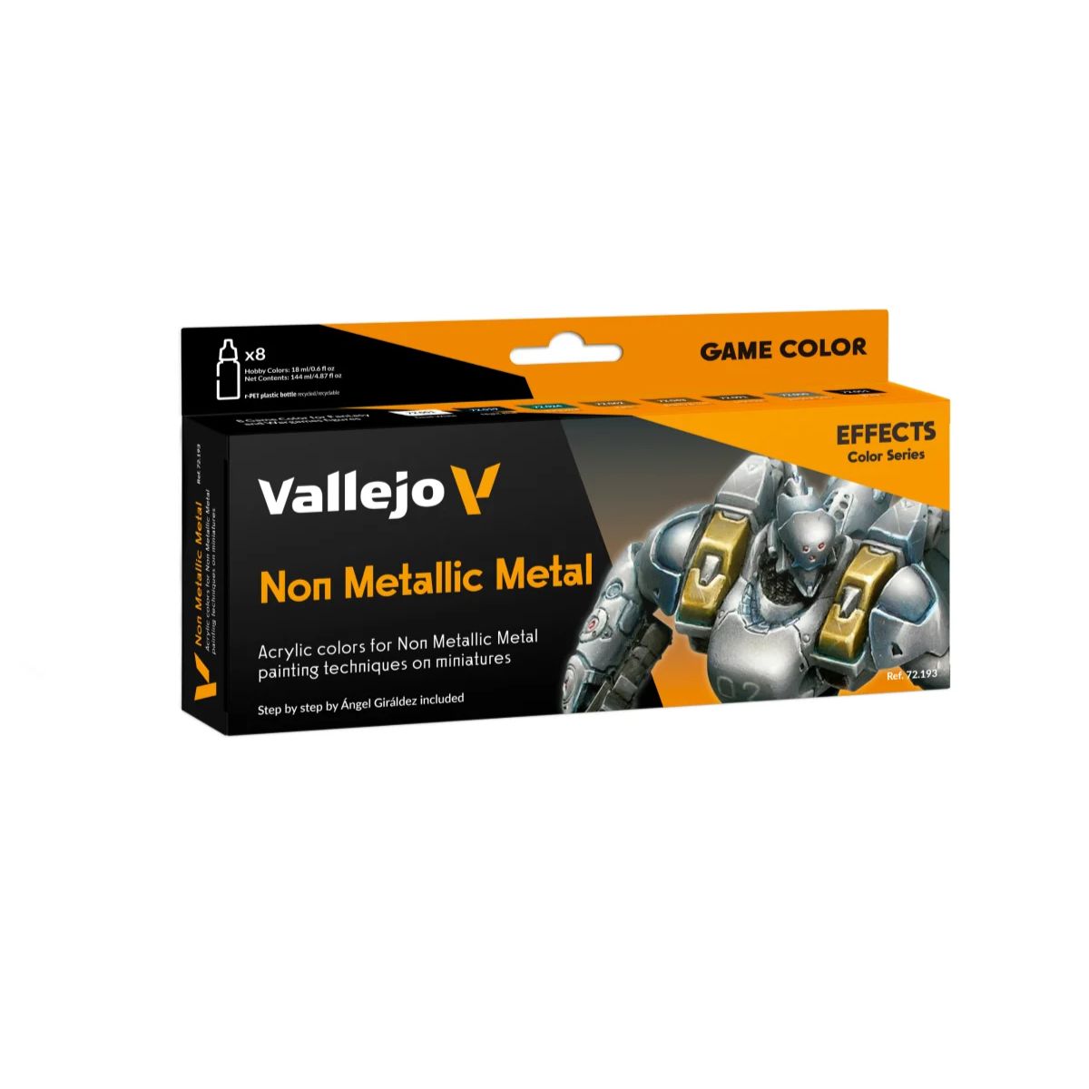 Vallejo Game Color Non Metallic Metal Set (8 x 18ml)