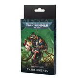 Warhammer 40.000 Chaos Knights Datasheet Cards