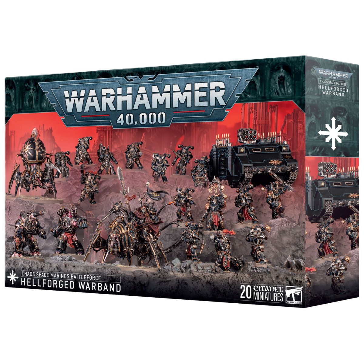 Warhammer 40.000 Chaos Space Marines Battleforce Hellforged Warband