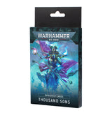 Warhammer 40.000 Thousand Sons Datasheet Cards Englisch