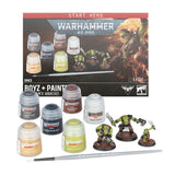Warhammer 40k Orks With Paints And Tools