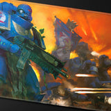Warhammer 40.000 Space Marines Adeptus Astartes Stitched Edge Playmat