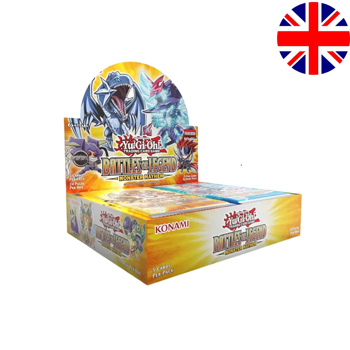 Yu-Gi-Oh! Battles of Legend: Monster Mayhem Display (24 Booster) Englisch