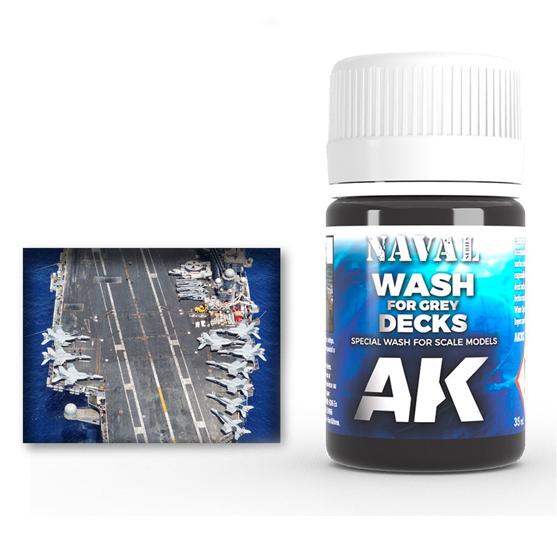 AK Interactive Weathering Effects Wash For Grey Decks