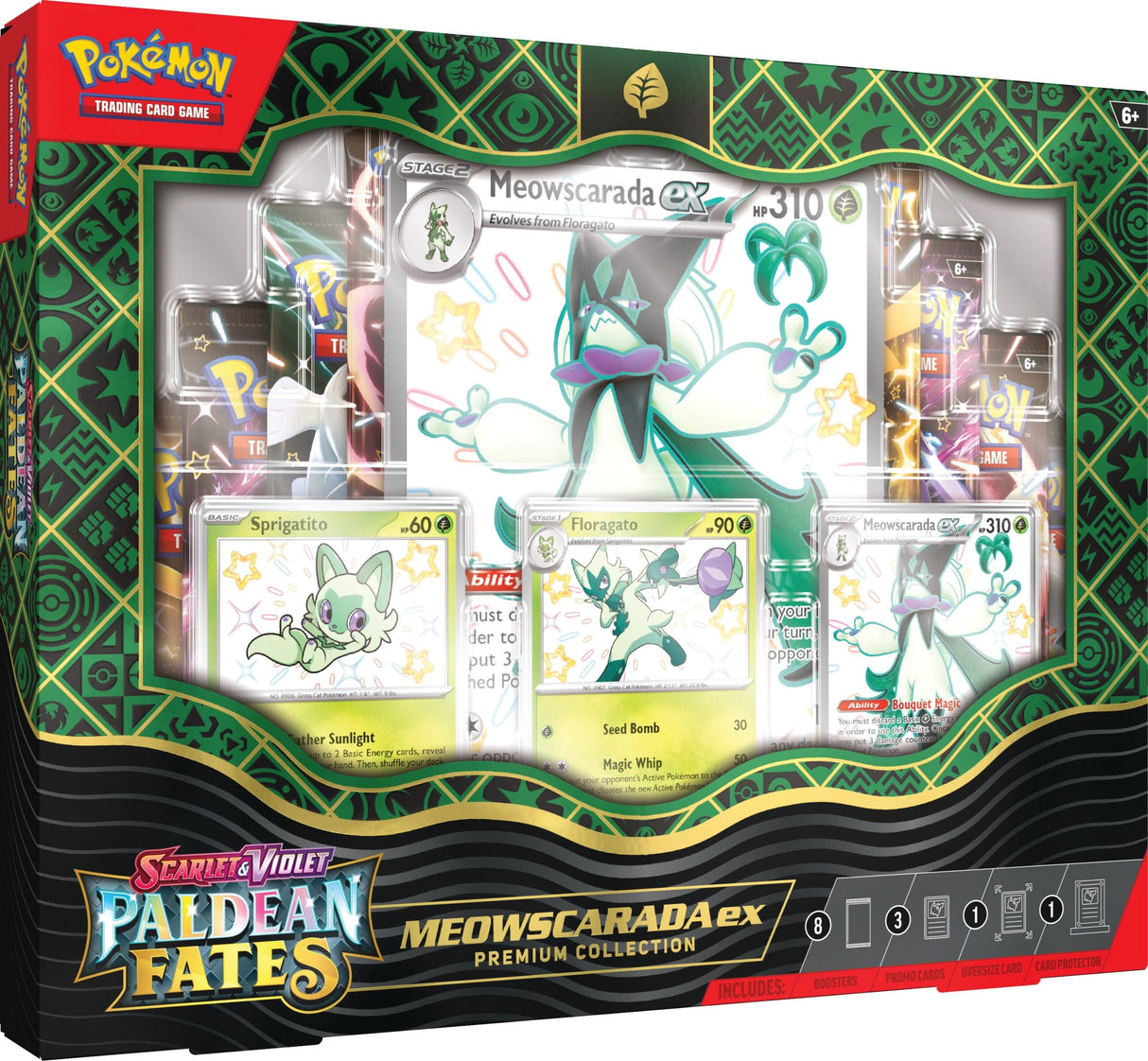 Pokémon Scarlet & Violet Paldean Fates - Premium Collection Meowscarada ex - EN