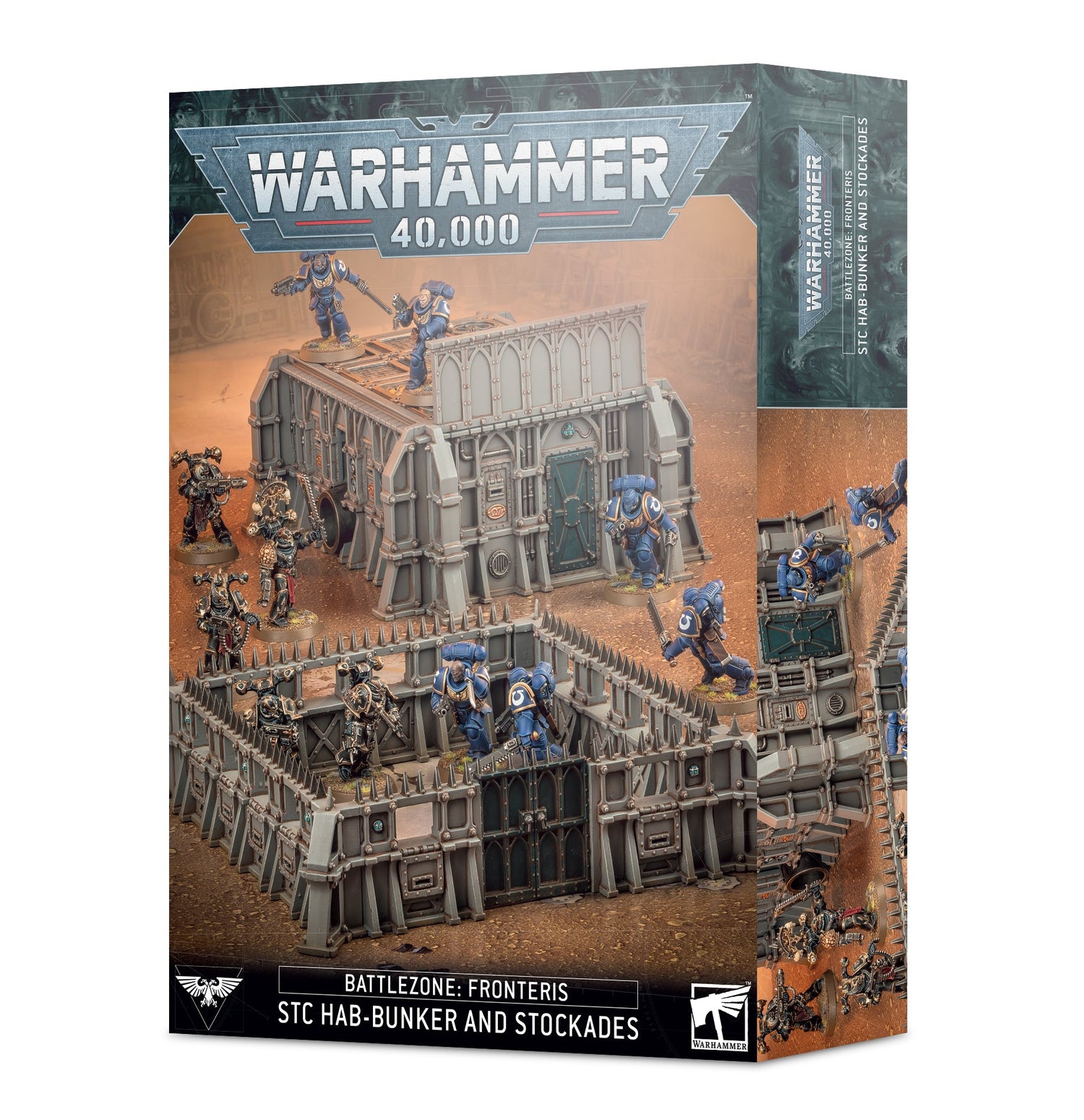 Warhammer 40.000 Battlezone Fronteris STC HAB-Bunker and Stockades