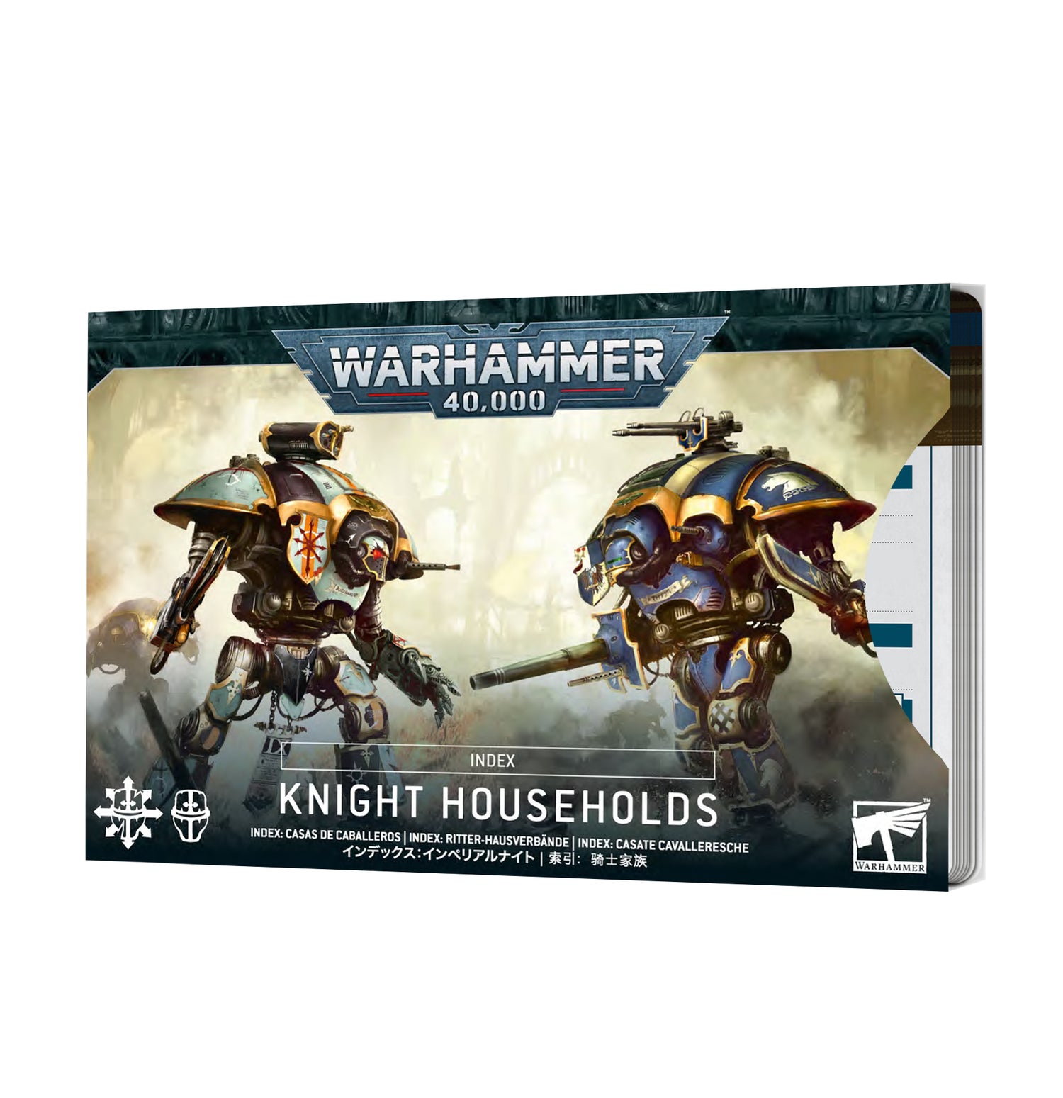 Warhammer 40.000 Index Cards: Knights Households Deutsch
