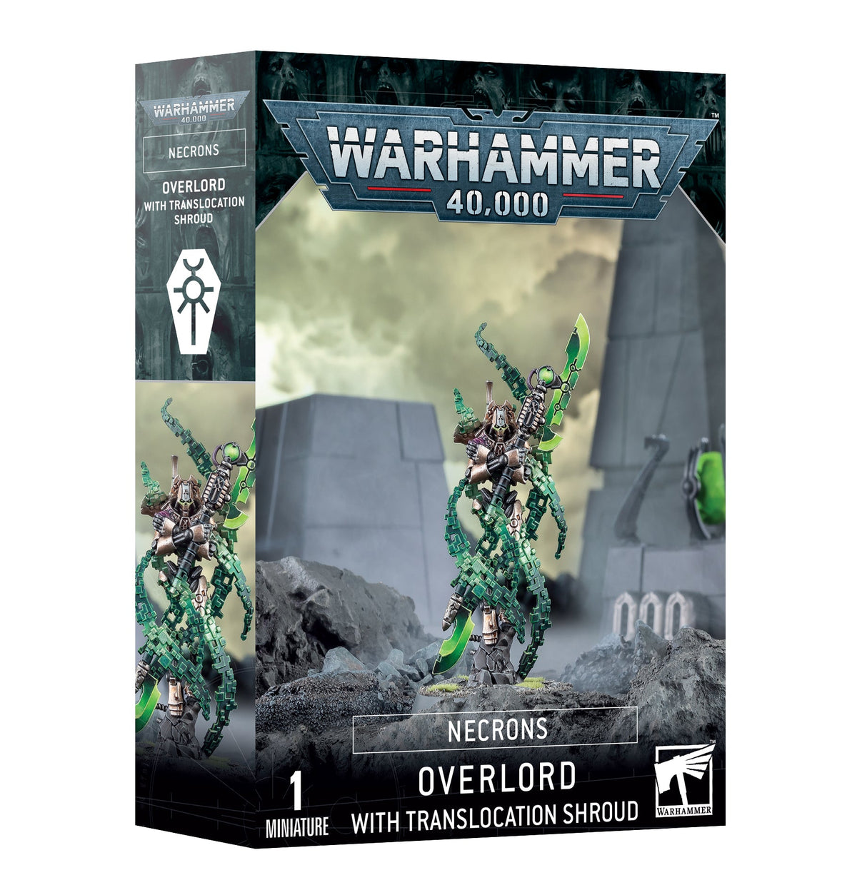 Warhammer 40.000 Necrons Overlord with Translocation Shroud