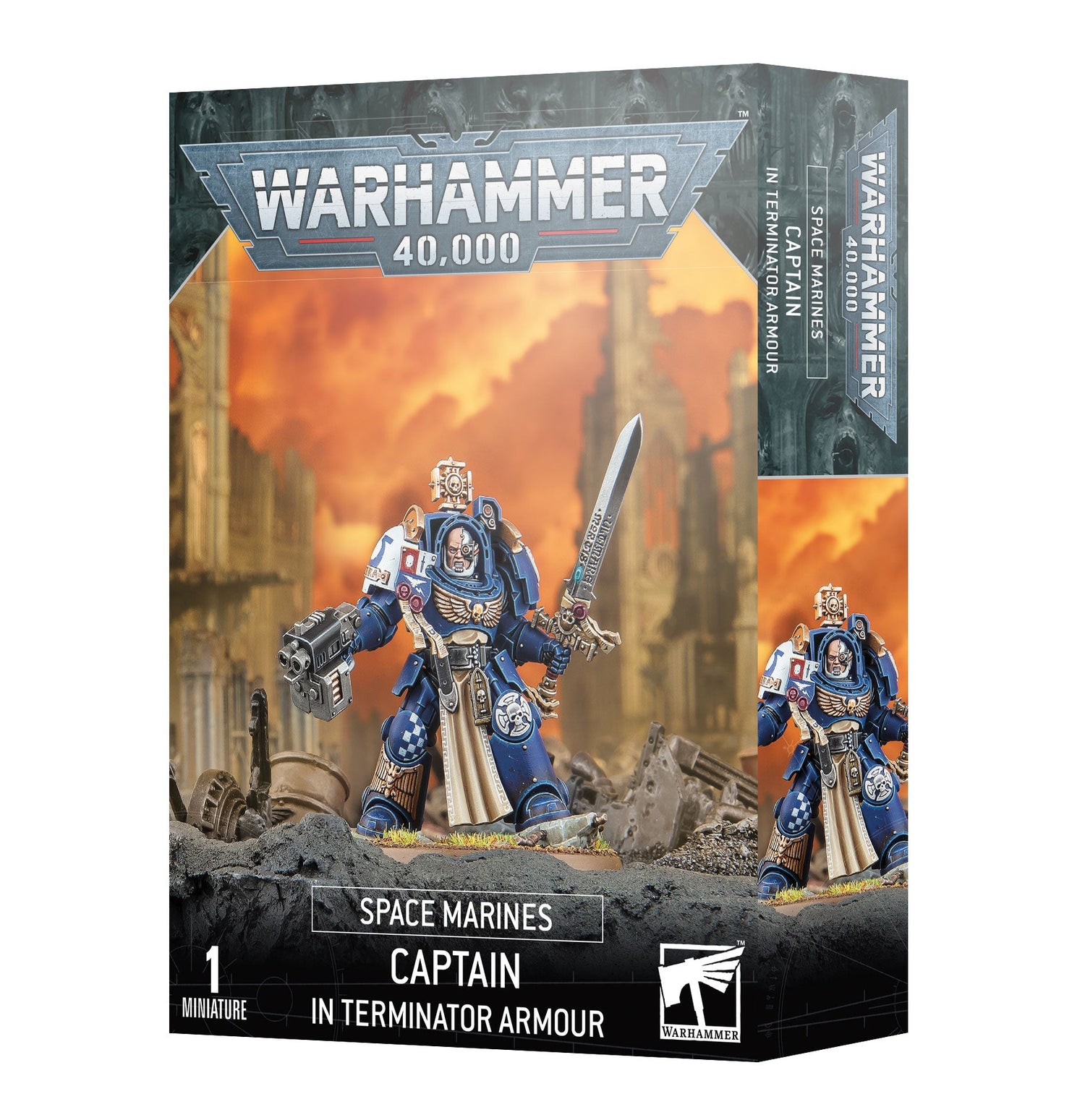 Warhammer 40.000 Space Marines Captain in Terminator Armour