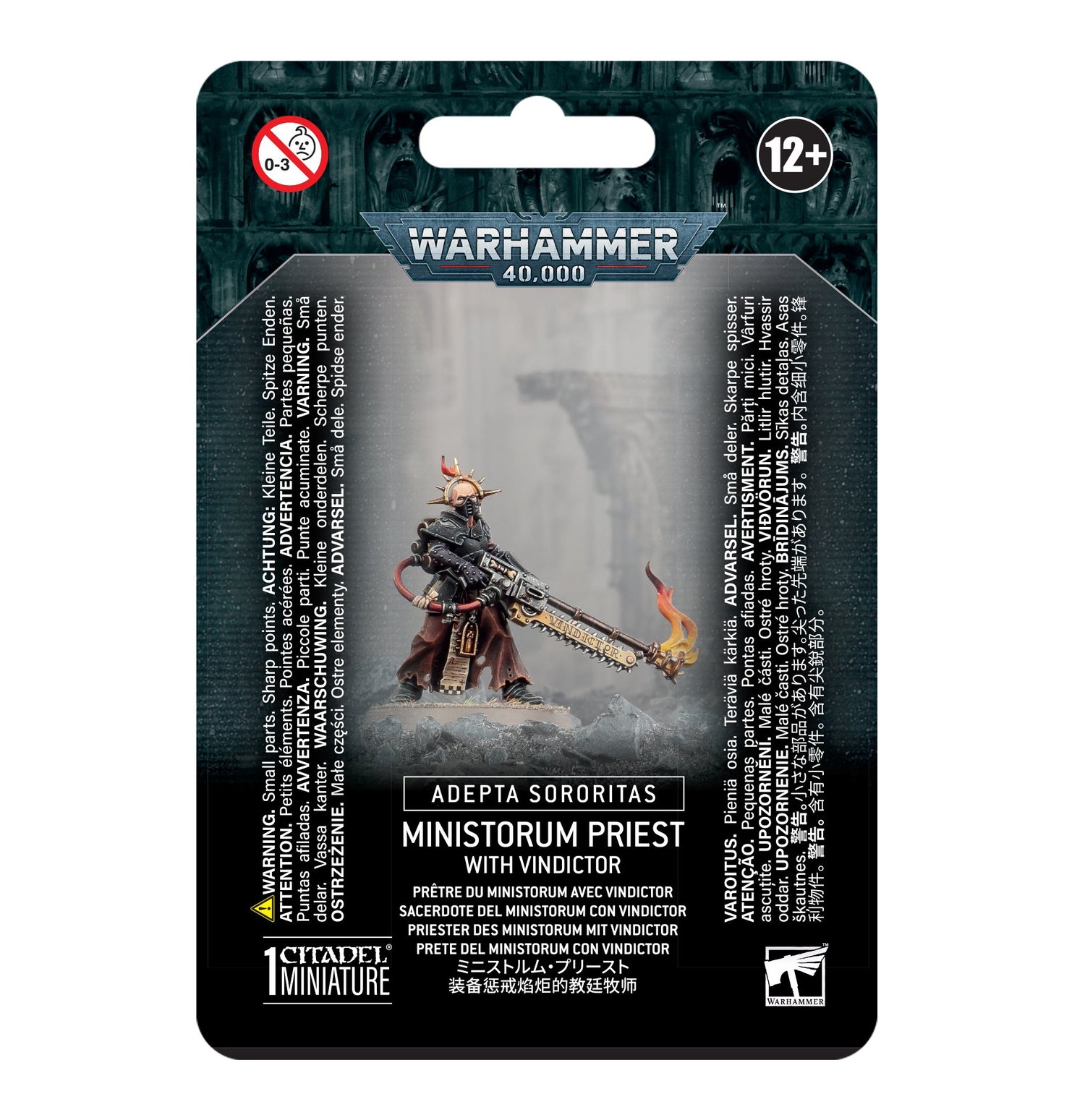 Warhammer 40.000 Adepta Sororitas Ministorum Priest with Vindictor