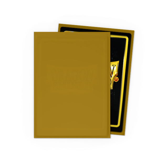 Dragon Shield Standard Sleeves - Gold (100 Sleeves)