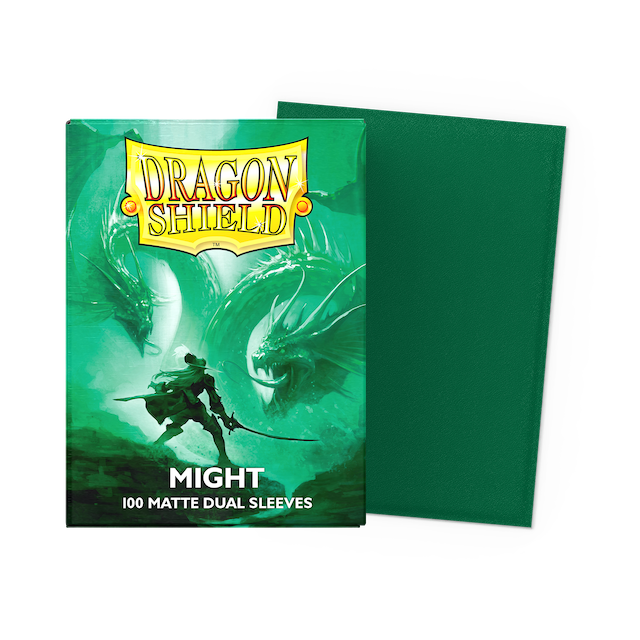 Dragon Shield Standard Size Dual Matte Sleeves - Might (100 Sleeves)