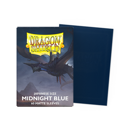 Dragon Shield Japanese Size Matte Sleeves - Midnight Blue (60 Sleeves)