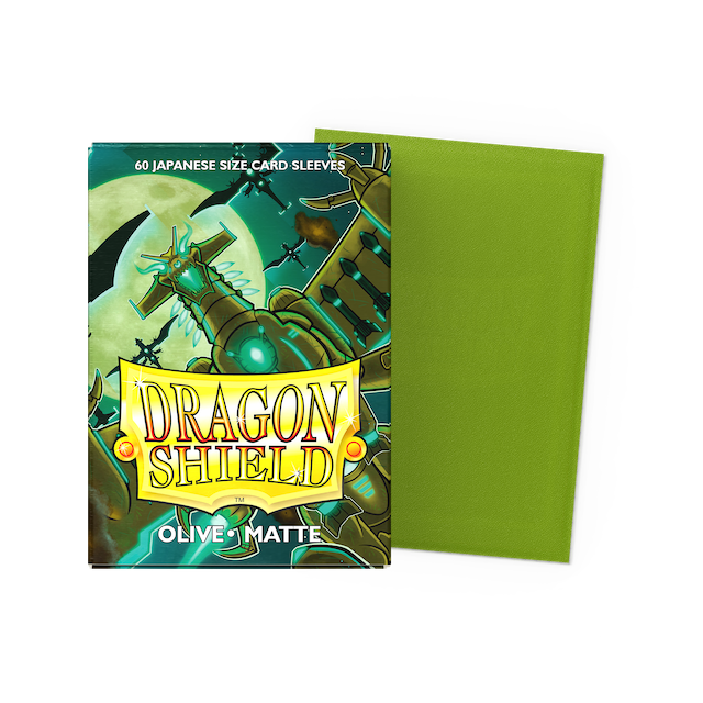 Dragon Shield Small Sleeves - Matte Olive (60 Sleeves)